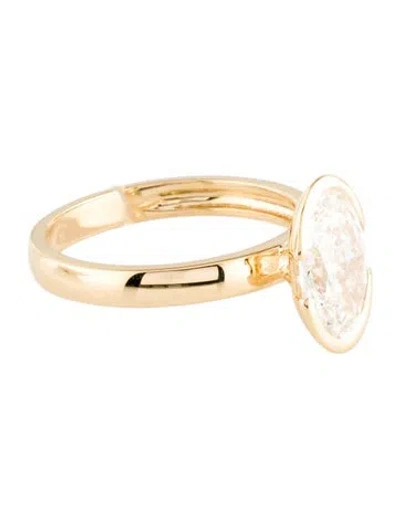 Pre-owned Engagement Ring 2.03ct Lab-grown Diamond  In Multi