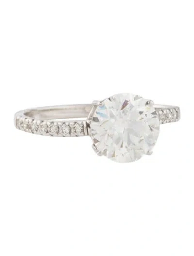 Pre-owned Engagement Ring 2.03ct Lab-grown Diamond  In Multi