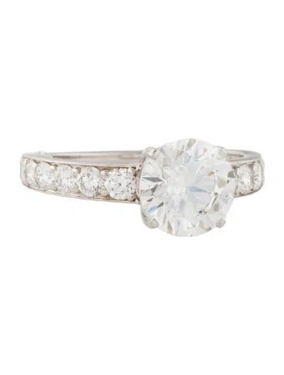Pre-owned Engagement Ring 2.03ct Lab-grown Diamond  In Multi