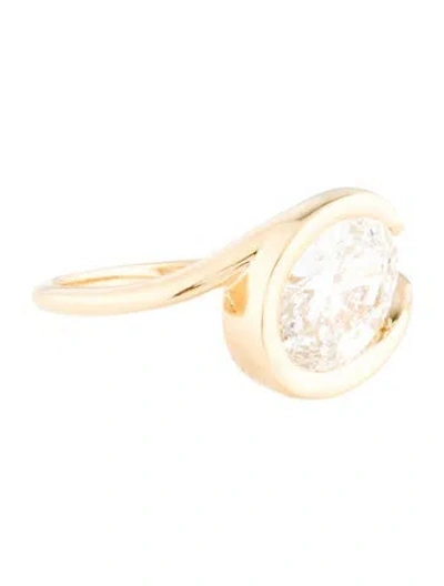 Pre-owned Engagement Ring 2.03ct Lab-grown Diamond  In Multi