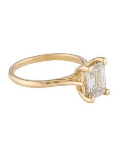 Pre-owned Engagement Ring 2.03ct Lab-grown Diamond  In Multi
