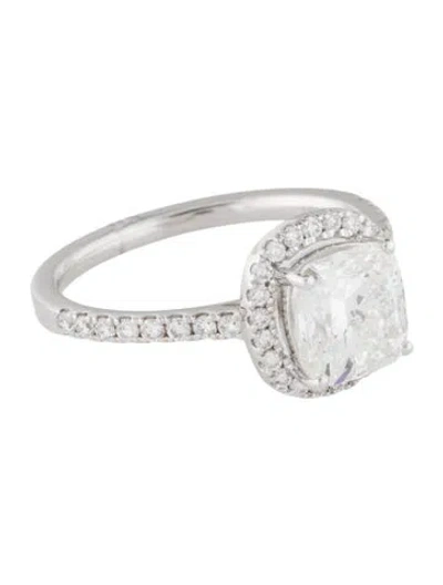 Pre-owned Engagement Ring 2.03ctw Lab-grown Diamond  In Multi