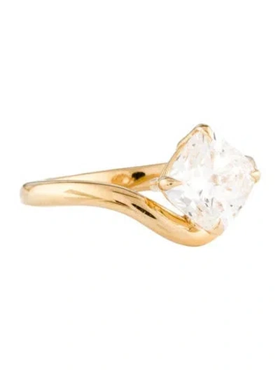Pre-owned Engagement Ring 2.04ct Lab-grown Diamond  In Multi