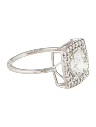 Pre-owned Engagement Ring 2.05ct Lab-grown Diamond  In Multi