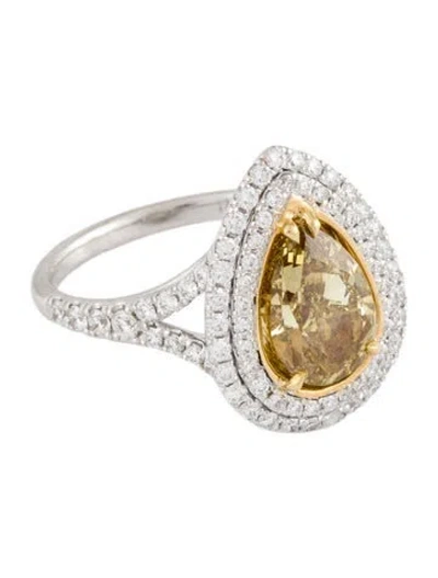 Pre-owned Engagement Ring 2.09ct. Diamond  In Multi