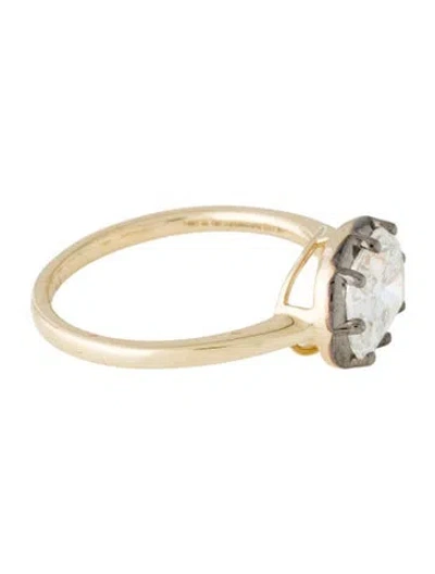 Pre-owned Engagement Ring 2.09ct Lab-grown Diamond  In Multi