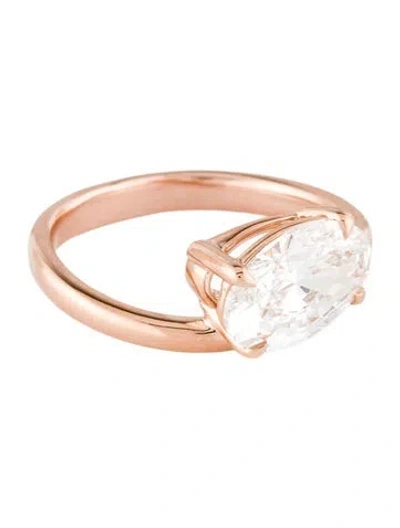 Pre-owned Engagement Ring 2.09ct Lab-grown Diamond Solitaire  In Multi