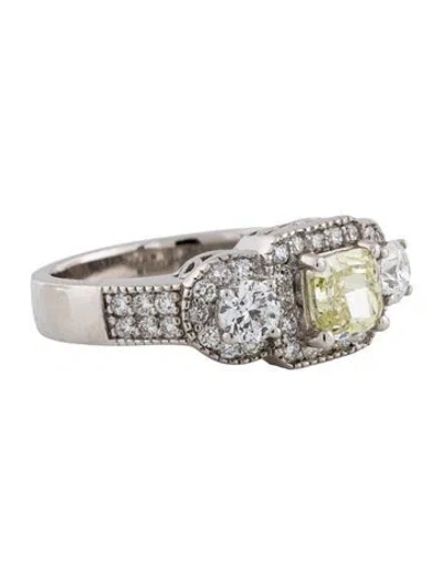 Pre-owned Engagement Ring 2.09ctw Diamond  In Multi