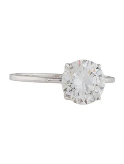 Pre-owned Engagement Ring 2.11ct Lab-grown Diamond  In Multi