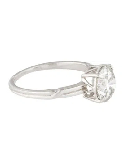 Pre-owned Engagement Ring 2.11ct Lab-grown Diamond  In Multi