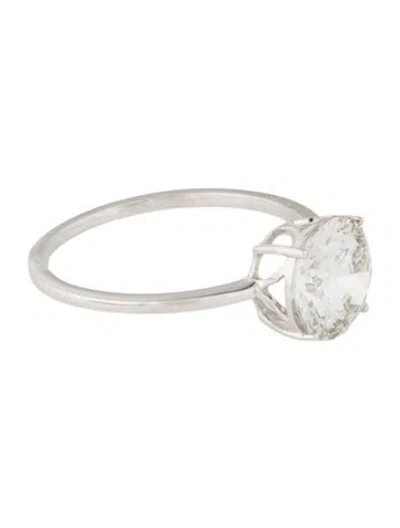 Pre-owned Engagement Ring 2.11ct Lab-grown Diamond  In Multi