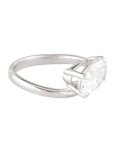 Pre-owned Engagement Ring 2.12ct Lab-grown Diamond  In Multi