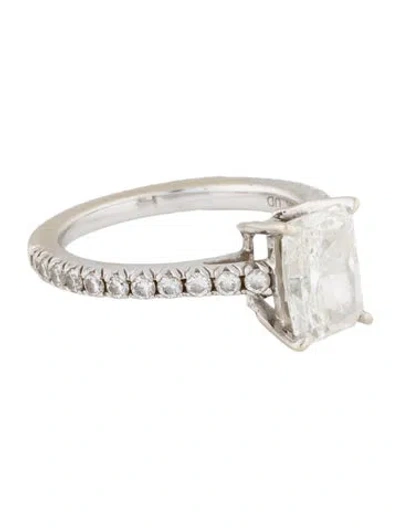 Pre-owned Engagement Ring 2.17ct Lab-grown Diamond  In Multi