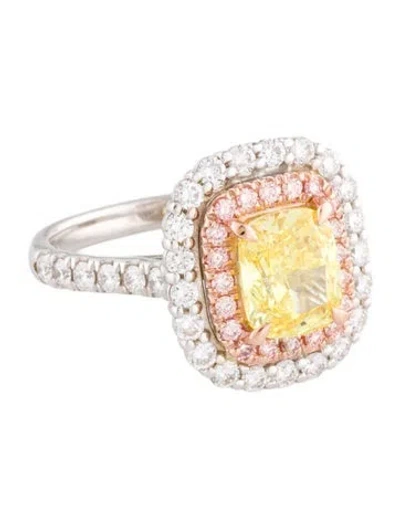 Pre-owned Engagement Ring 2.17ct Lab-grown Diamond  In Multi