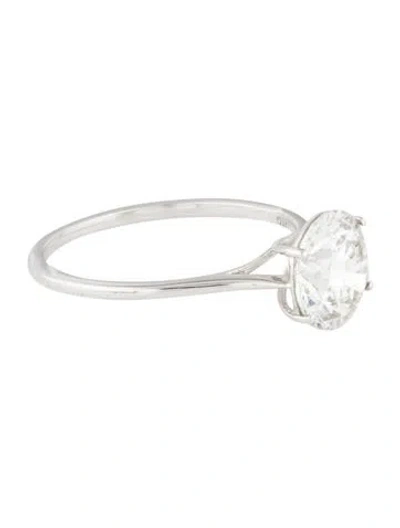 Pre-owned Engagement Ring 2.20ct Lab-grown Diamond  In Multi