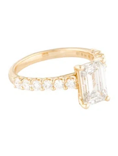 Pre-owned Engagement Ring 2.25ct Lab-grown Diamond  In Multi