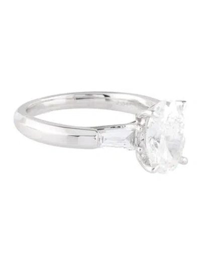 Pre-owned Engagement Ring 2.34ct Lab-grown Diamond  In Multi