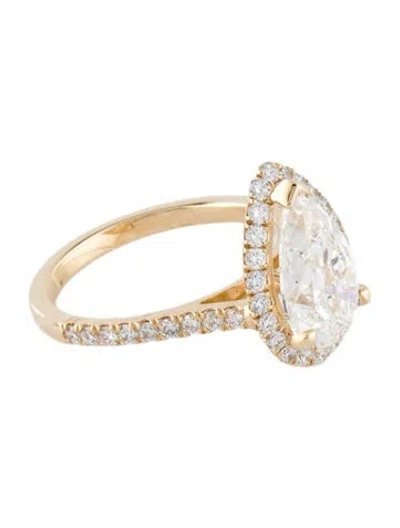 Pre-owned Engagement Ring 2.54ct Lab-grown Diamond  In Multi