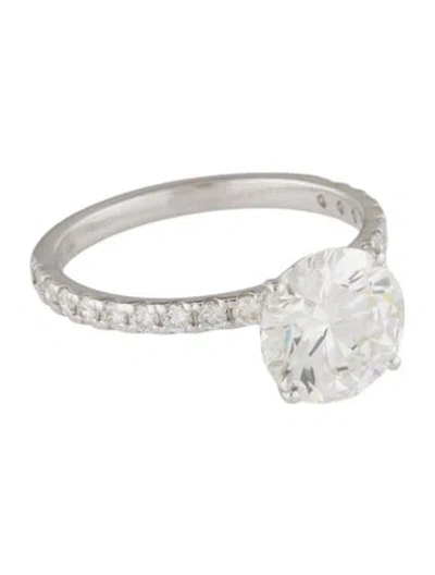 Pre-owned Engagement Ring 2.54ctw Lab-grown Diamond  In Multi