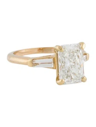 Pre-owned Engagement Ring 2.55ct Lab-grown Diamond  In Multi