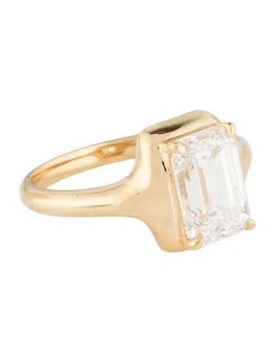 Pre-owned Engagement Ring 2.55ct Lab-grown Diamond  In Multi