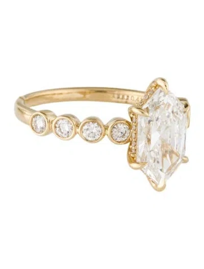 Pre-owned Engagement Ring 2.56ctw Lab-grown Diamond  In Multi