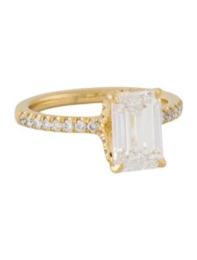 Pre-owned Engagement Ring 2.61ct Lab-grown Diamond  In Multi