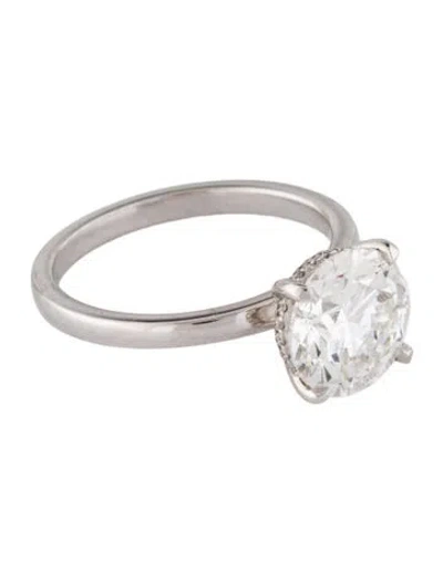 Pre-owned Engagement Ring 2.78ctw Lab-grown Diamond  In Multi