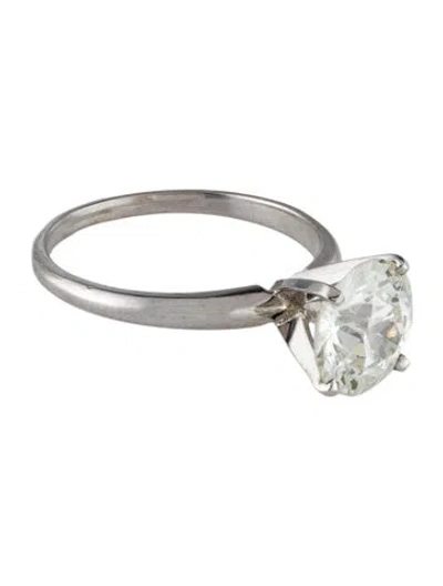 Pre-owned Engagement Ring 2.92ct Diamond  In Multi