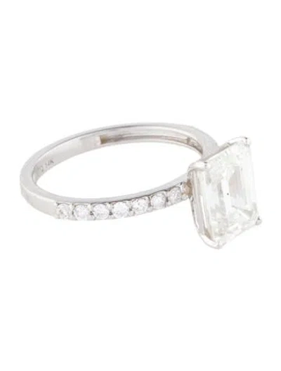 Pre-owned Engagement Ring 2.92ct Lab-grown Diamond Enagagement Ring In Multi