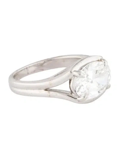 Pre-owned Engagement Ring 2.97ct Lab-grown Diamond  In Multi