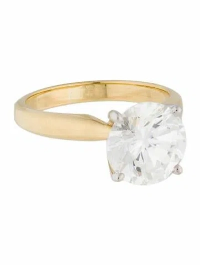 Pre-owned Engagement Ring 3.00ct Diamond  In Multi