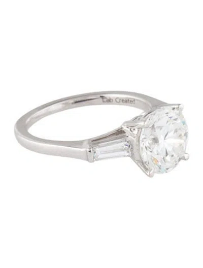 Pre-owned Engagement Ring 3.00ct Lab-grown Diamond  In Multi