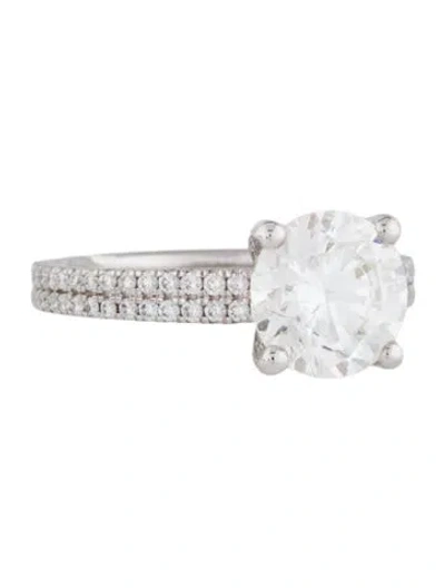 Pre-owned Engagement Ring 3.00ct Lab-grown Diamond  In Multi