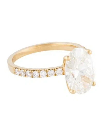 Pre-owned Engagement Ring 3.00ctw Lab-grown Diamond  In Multi