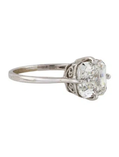 Pre-owned Engagement Ring 3.01ct Lab-grown Diamond Solitaire  In Multi