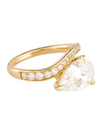 Pre-owned Engagement Ring 3.02ct Lab-grown Diamond  In Multi