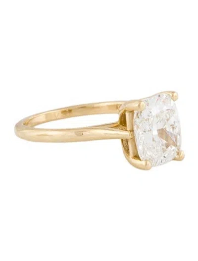 Pre-owned Engagement Ring 3.03ct Lab-grown Diamond  In Multi