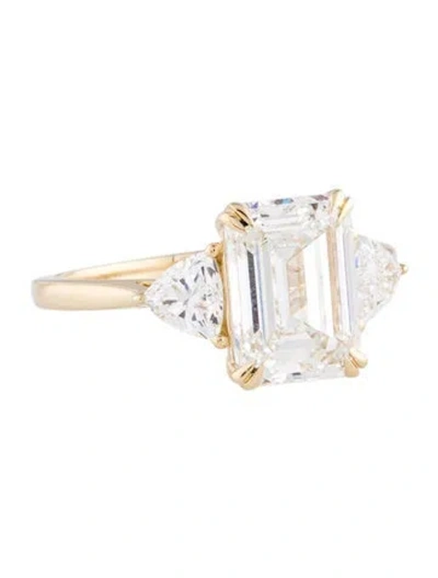 Pre-owned Engagement Ring 3.05ct Lab Grown Diamond  In Multi