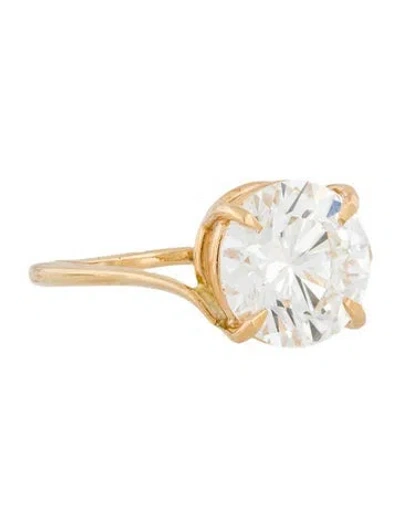 Pre-owned Engagement Ring 3.08ct Lab-grown Diamond  In Multi