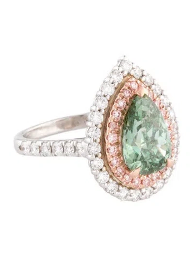 Pre-owned Engagement Ring 3.08ct Lab-grown Diamond  In Multi