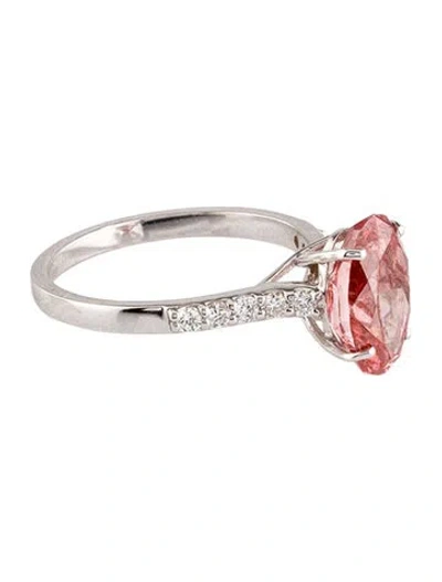 Pre-owned Engagement Ring 3.09ct Lab-grown Diamond  In Multi