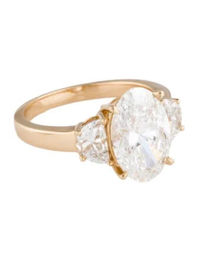 Pre-owned Engagement Ring 3.60ct Lab-grown Diamond  In Multi