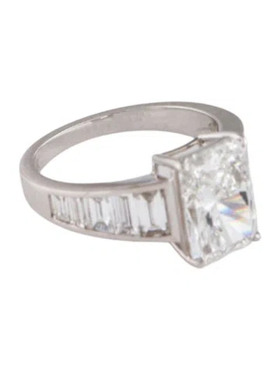 Pre-owned Engagement Ring 3.60ct Lab-grown Diamond  In Multi