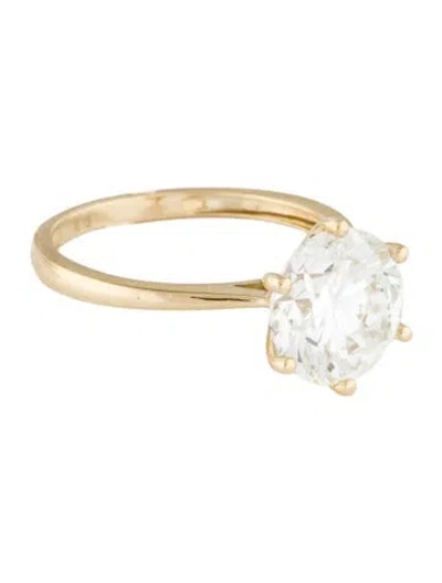Pre-owned Engagement Ring 4.00ct Lab-grown Diamond  In Multi