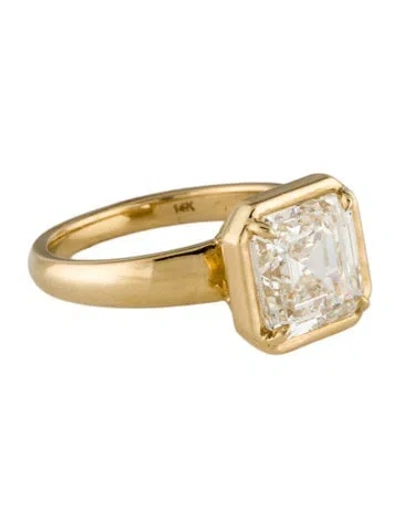 Pre-owned Engagement Ring 4.04ct Lab-grown Diamond  In Multi