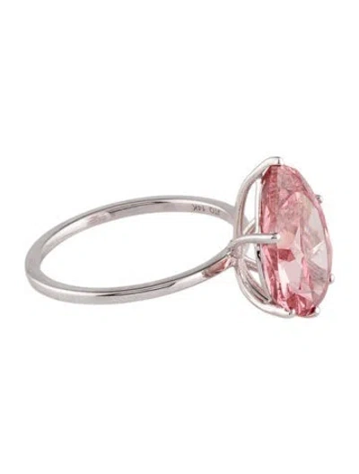 Pre-owned Engagement Ring 4.28ct Lab-grown Diamond Solitaire  In Multi