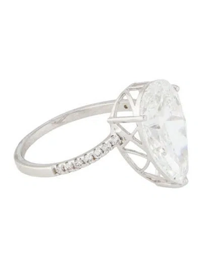 Pre-owned Engagement Ring 4.67ct Lab-grown Diamond  In Multi