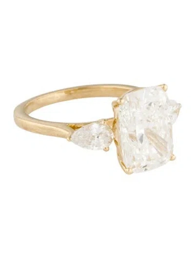 Pre-owned Engagement Ring 4.73ctw Lab-grown Diamond  In Multi