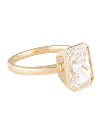 Pre-owned Engagement Ring 4.74ct Lab-grown Diamond  In Multi